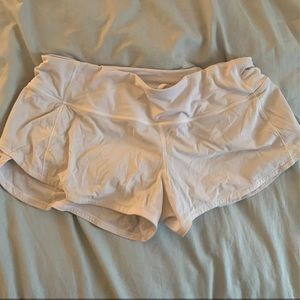 Lululemon white shorts